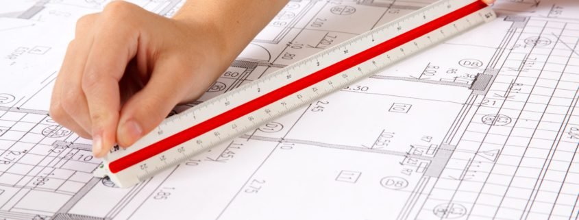 Structural Engineering Drawings being used by the Engineer