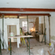 Structural Steel Beams Installed to Allow for the Safe Removal of Wall