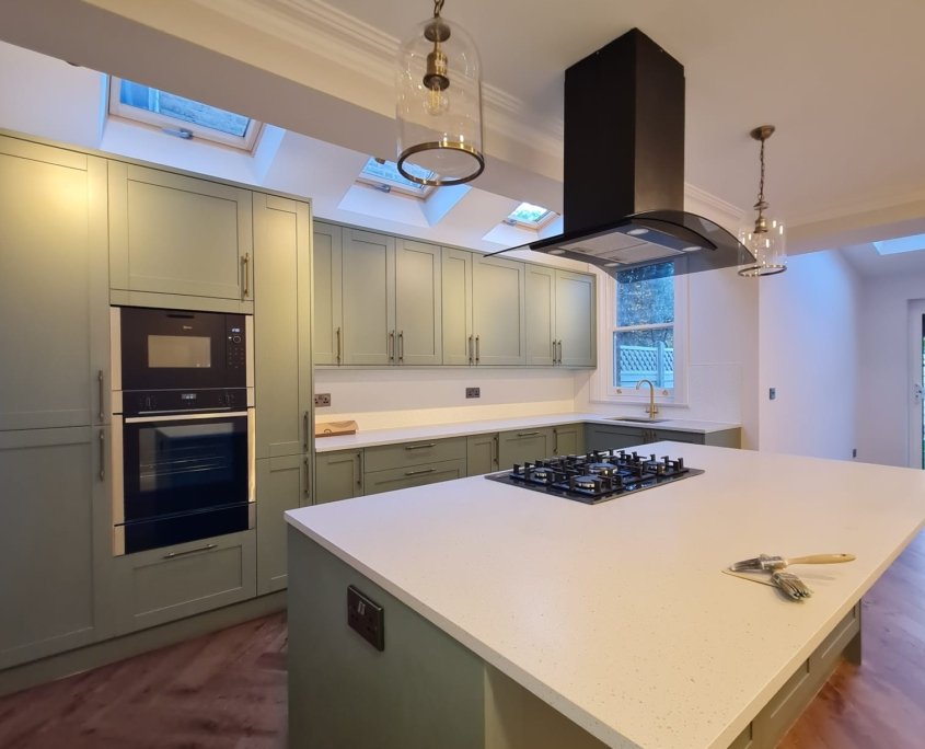 Kitchen Side and Rear Extension in Hackney